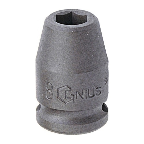 지니어스 3/8 육각 임팩소켓 복스알 18mm (200-1748)