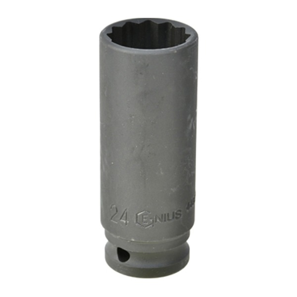 지니어스 1/2 12각 날씬형 롱 임팩트 소켓 복스알 23mm (201-3415)