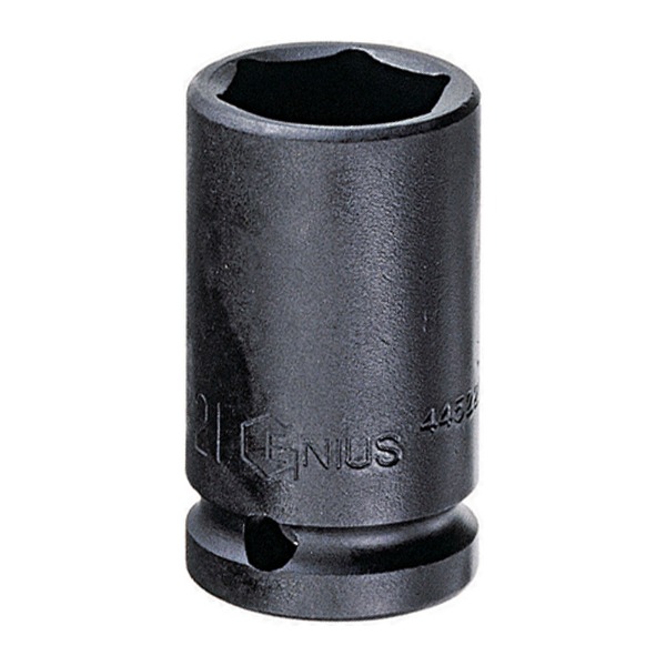 지니어스 1/2 세미롱 육각 임팩 소켓 복스알 22mm (200-9397)